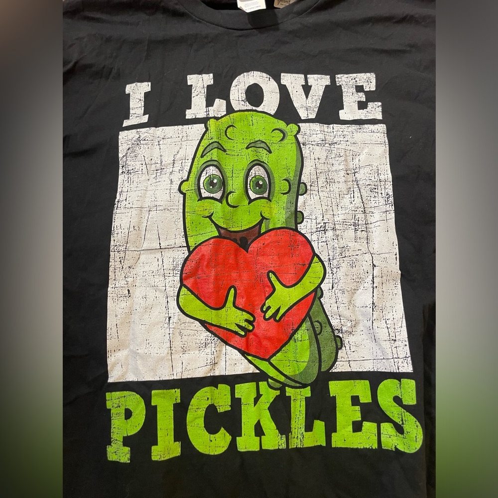 EUC I Love Pickles Plus Size Short Sleeved T-Shirt - Picture 2 of 3